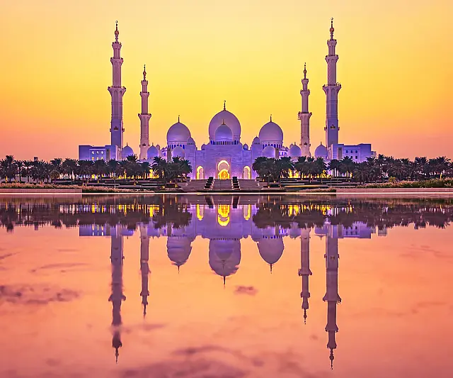 Grand Mosque Sunset
