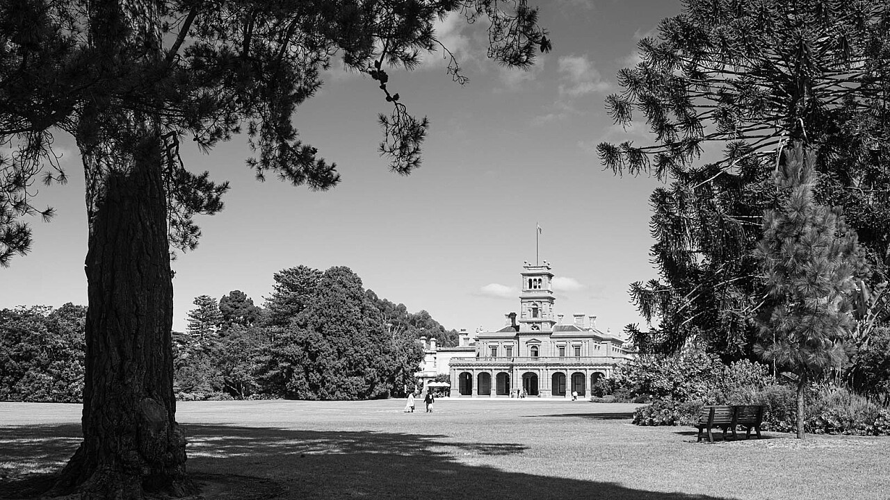 Front Lawn Werribee Mansion
