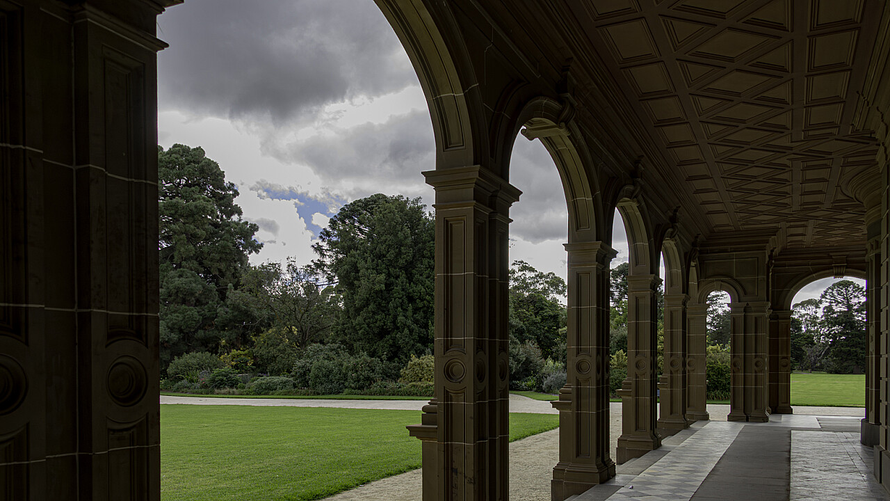 West Portico Werribee Mansion