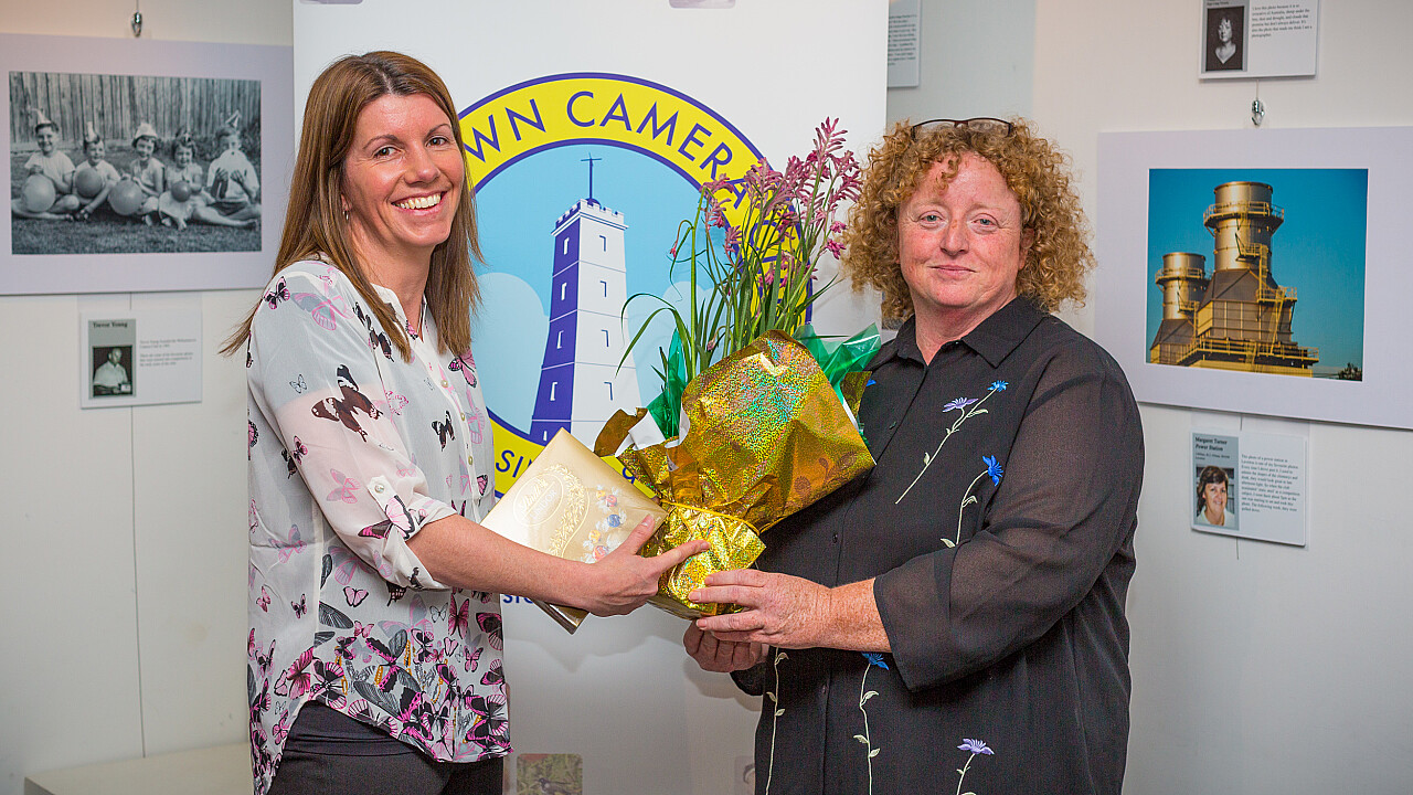 Hobsons Bay Mayor Colleen Gates and club president Cathy Buchanan