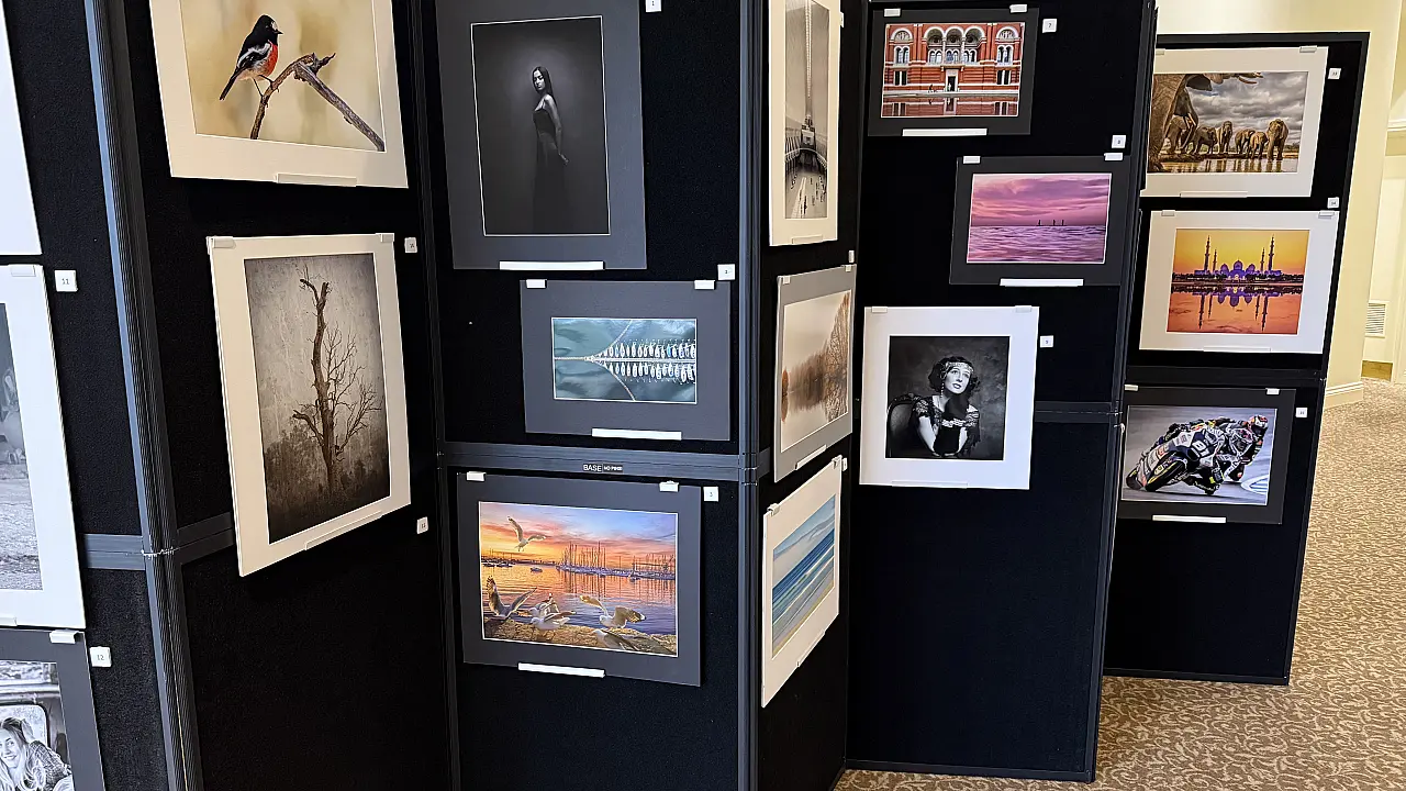 Prints on display
