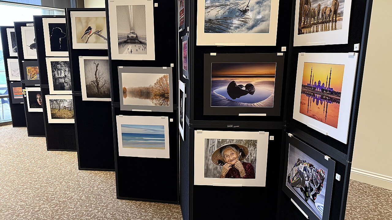 Prints on display