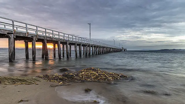 Sunrise Under the Pier