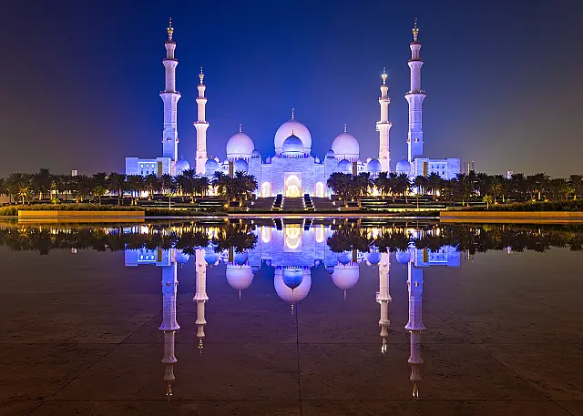 Blue Hour Grand Mosque
