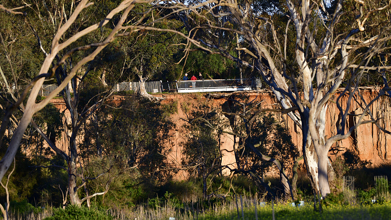 Werribee K Road Cliffs at Sunset