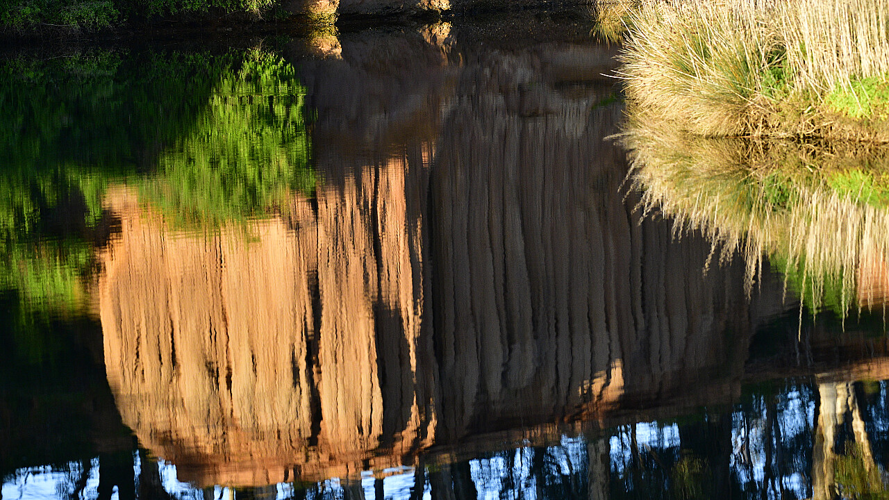 Werribee K Road Cliffs at Sunset