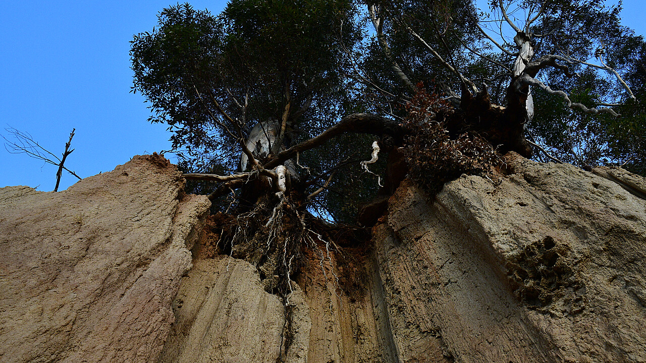 Werribee K Road Cliffs at Sunset