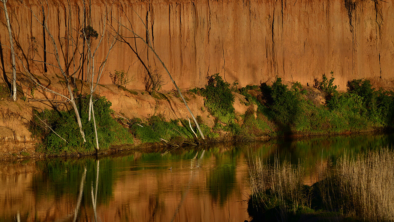 Werribee K Road Cliffs at Sunset