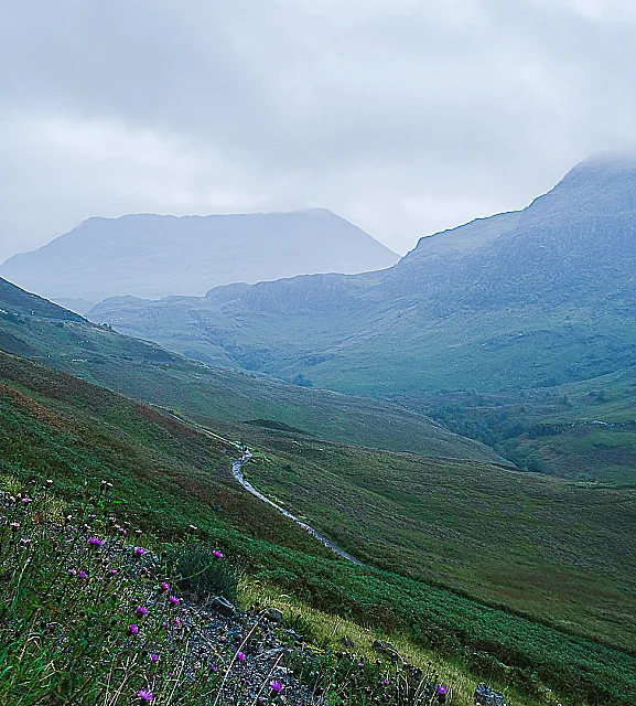 Walking through Glencoe