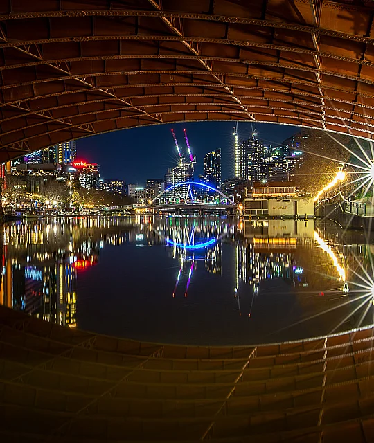 Looking Down the Yarra