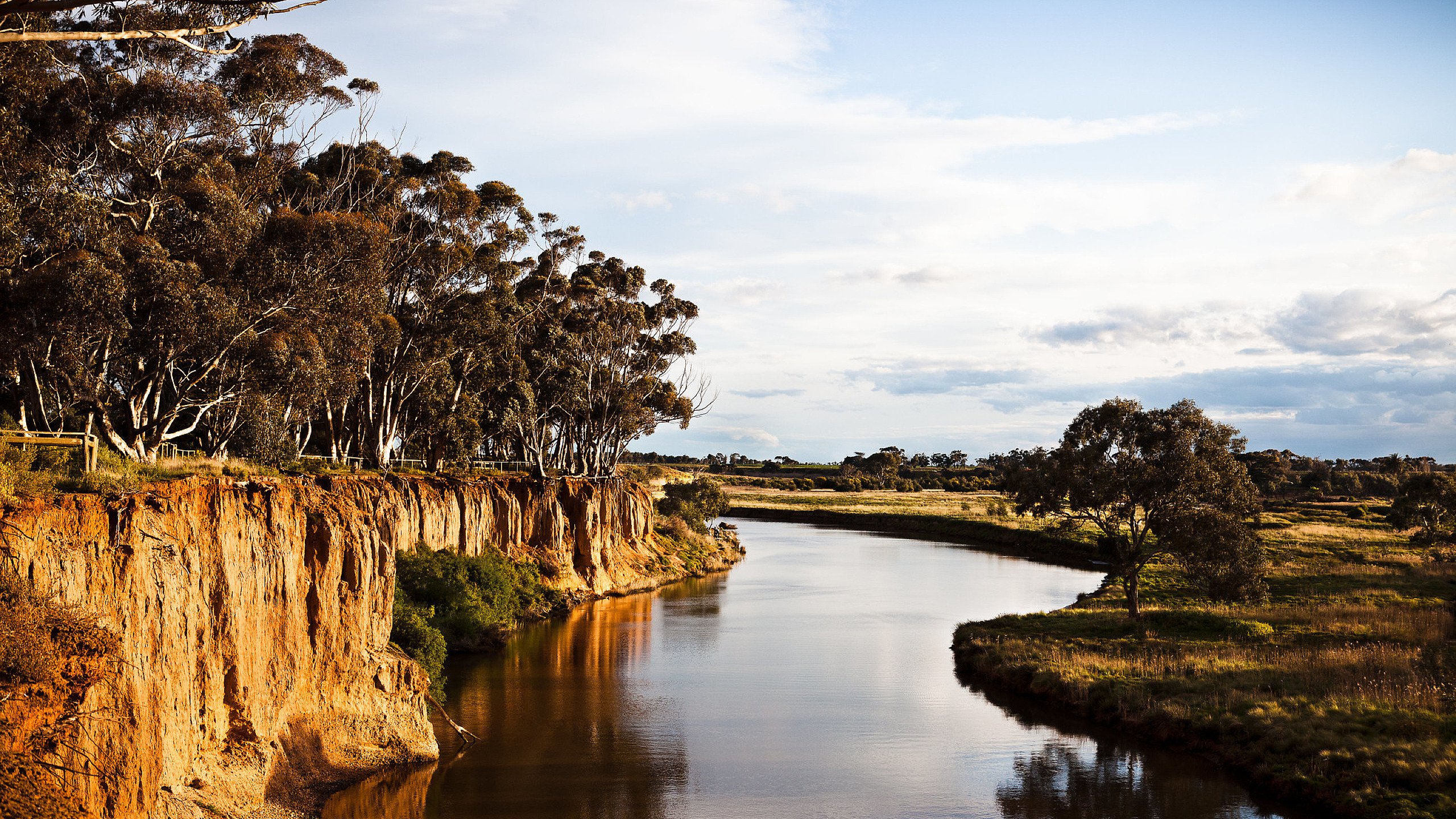 Werribee K Road Cliffs at Sunset