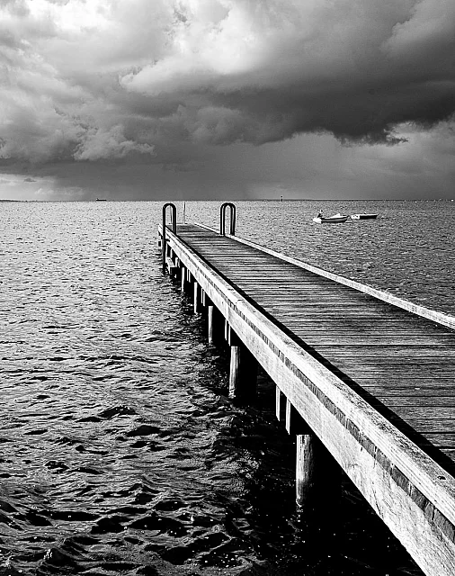 Impending Storm at Seaholme Jetty