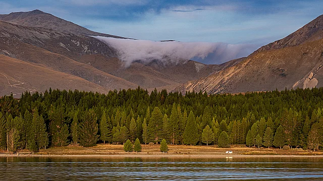Rolling Clouds Lake Tekapo